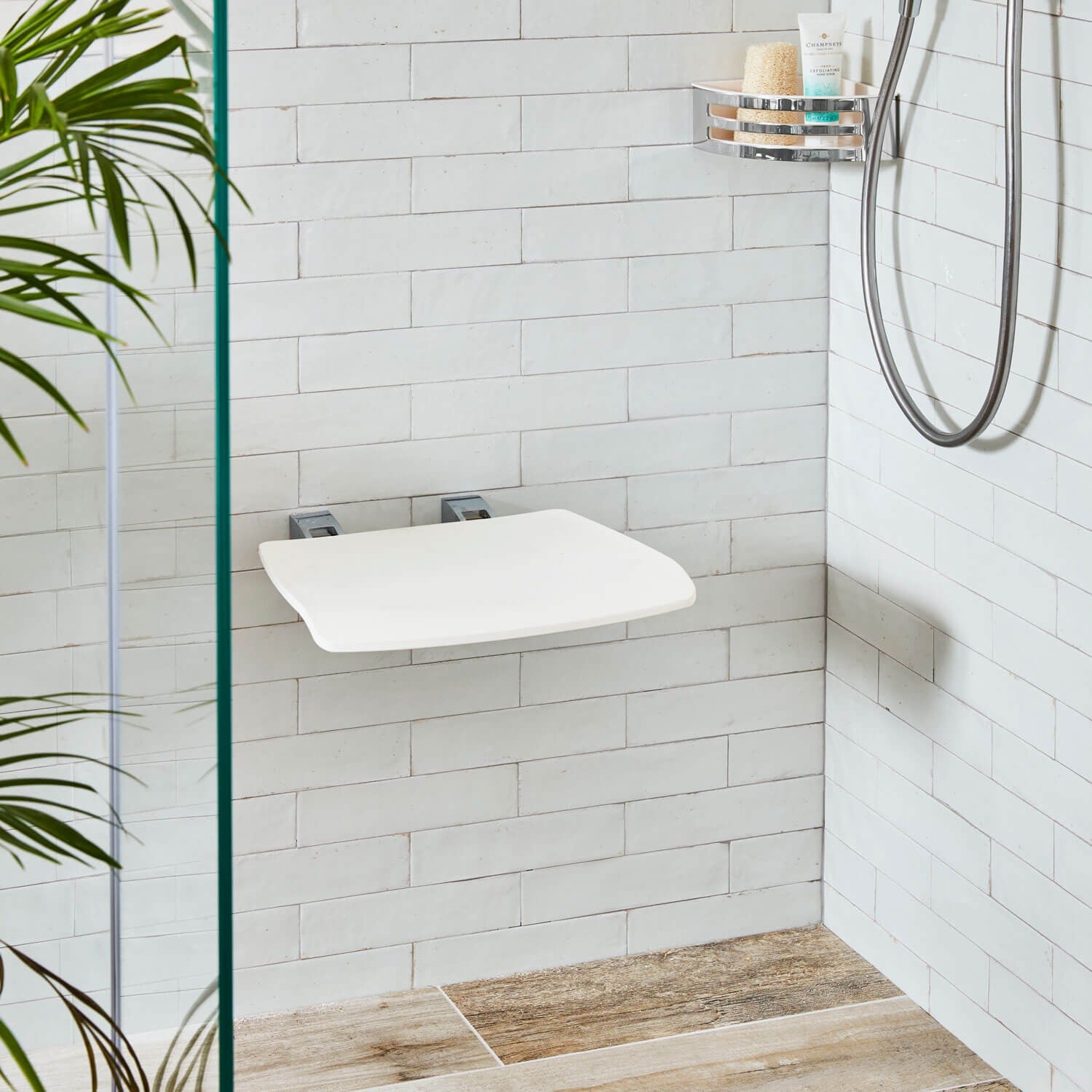 Shower Seats Buying Guide, white wall hung shower seat